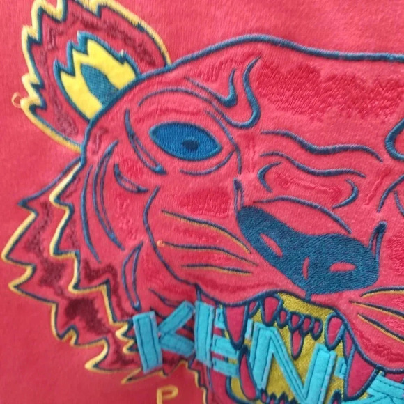 KENZO  Red Tiger Crew Neck S - Picture 5 of 10